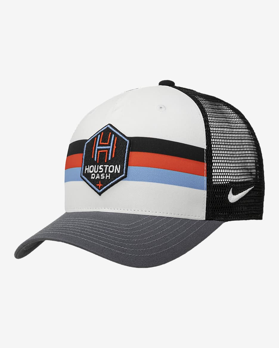 Gorra de rejilla Nike NWSL Houston Dash - Negro