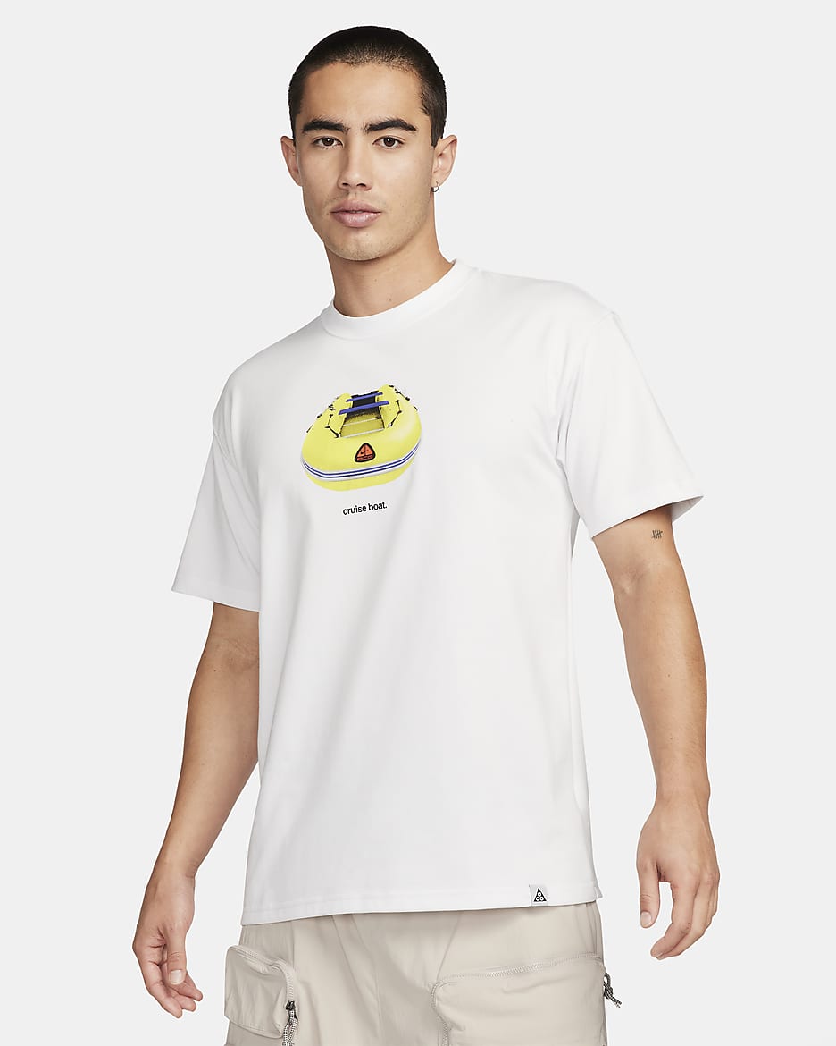 ナイキ ACG "Cruise Boat" メンズ Dri-FIT Tシャツ - サミットホワイト