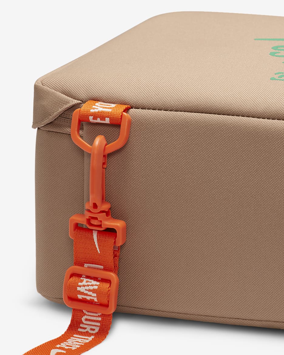 Nike Shoe Box Bag (12L) - Hemp/Safety Orange/Stadium Green