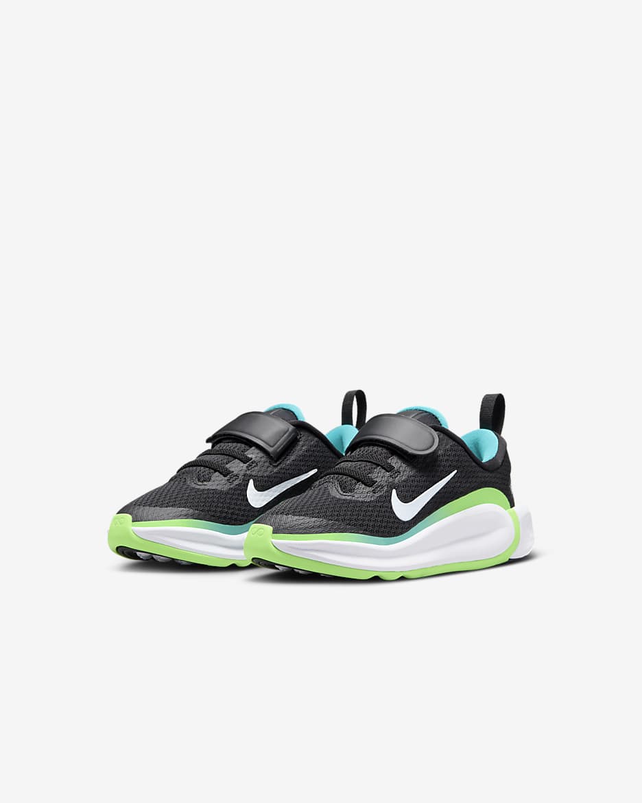 Nike Infinity Flow Little Kids' Shoes - Black/Aquamarine/Green Strike/Football Grey