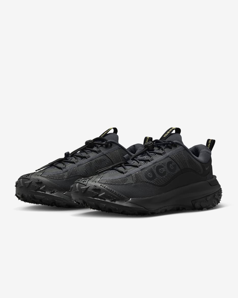 รองเท้าผู้ชาย Nike ACG Mountain Fly 2 Low GORE-TEX - Dark Smoke Grey/ดำ/Anthracite/ดำ