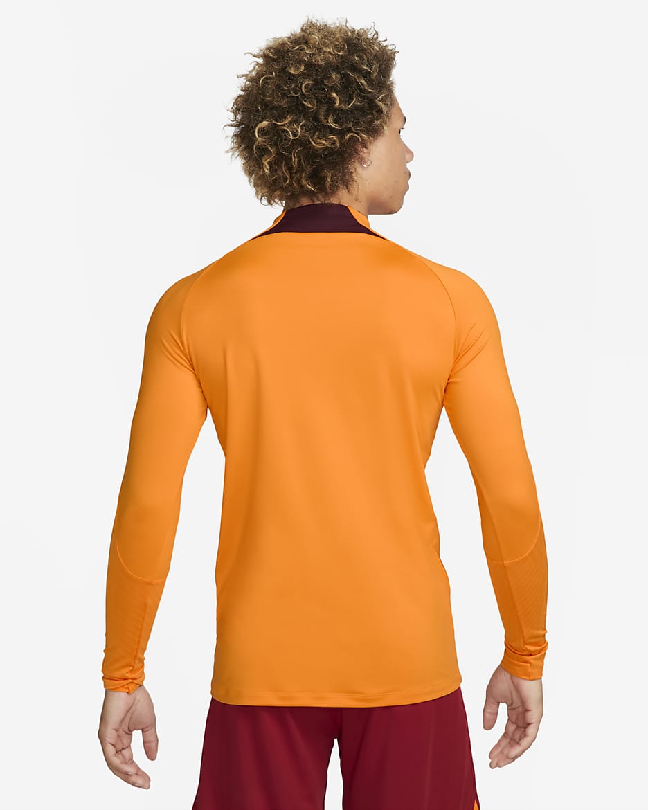 Galatasaray Strike Men's Nike Dri-FIT Football Drill Top - Vivid Orange/Night Maroon/University Red