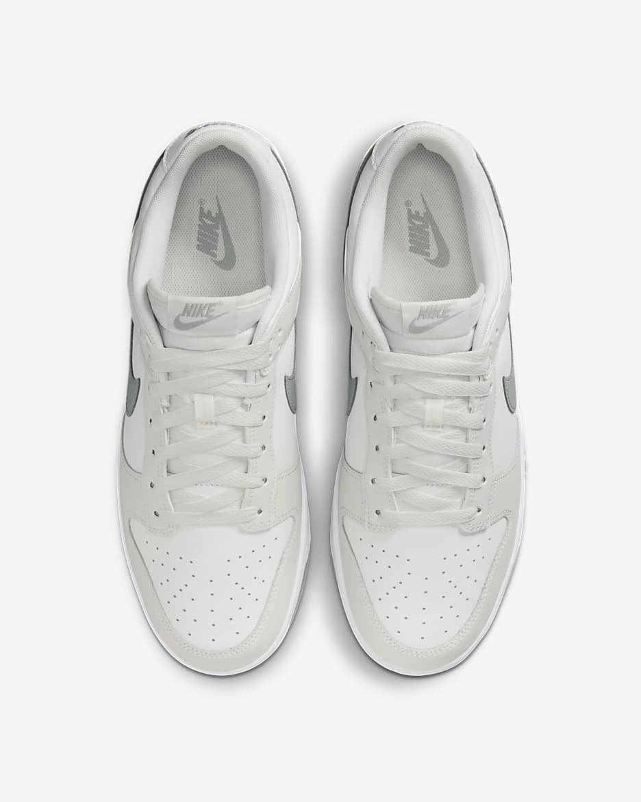 Nike Dunk Low Retro Herenschoenen - Summit White/Platinum Tint/Wit/Light Smoke Grey