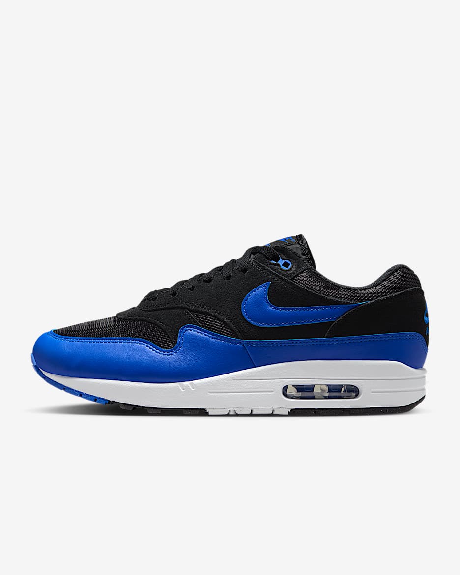 Tenis para hombre Nike Air Max 1 Essential - Negro/Negro/Hiperroyal
