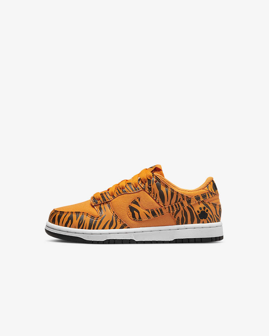 Nike Dunk Low Next Nature Younger Kids' Shoes - Kumquat/White/Black/Kumquat