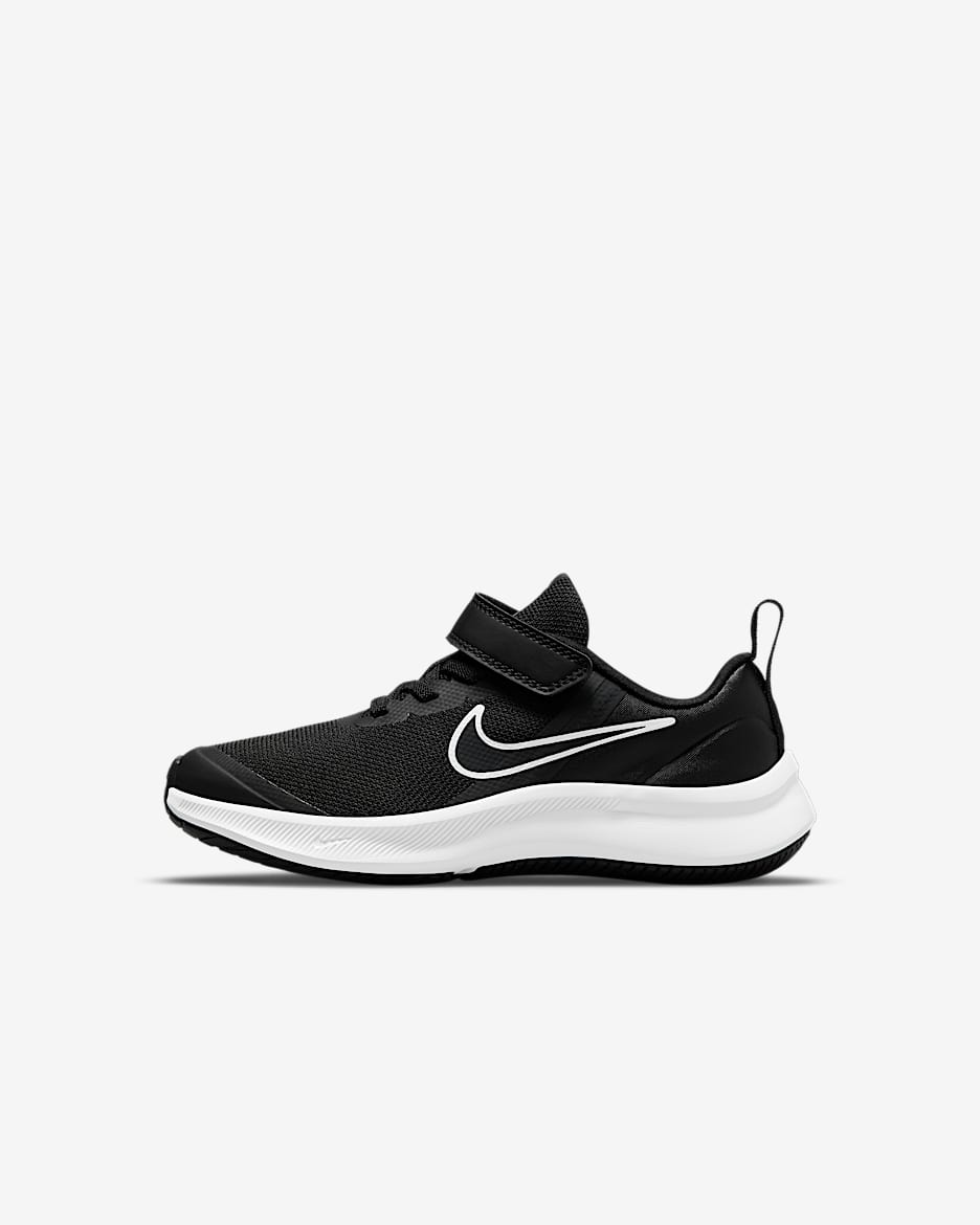 Nike Star Runner 3 Little Kids' Shoes - Black/Dark Smoke Grey/Dark Smoke Grey