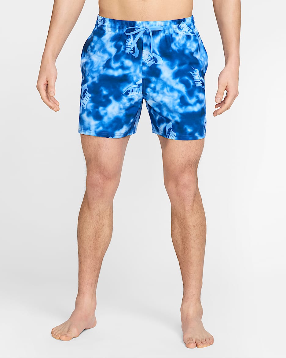 Shorts Volley de 13 cm con forro completo Nike Swim Breaker para hombre - Azul/Azul universitario