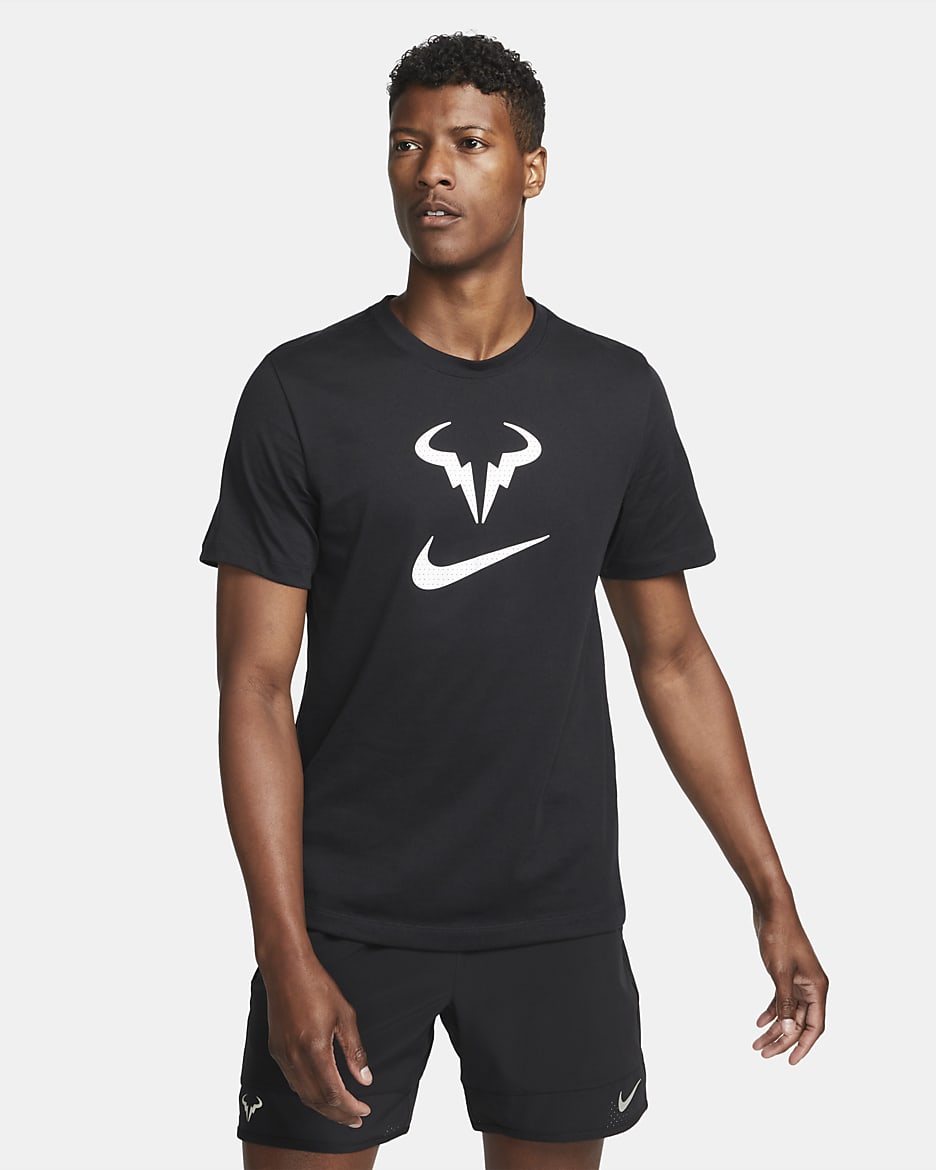 NikeCourt Dri-FIT Rafa Men's Tennis T-Shirt - Black