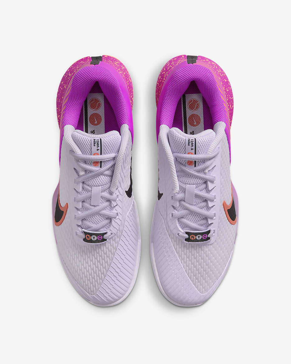 NikeCourt Vapor Pro 2 Premium Women's Hard Court Tennis Shoes - Barely Grape/Vivid Grape/Light Wild Mango/Black