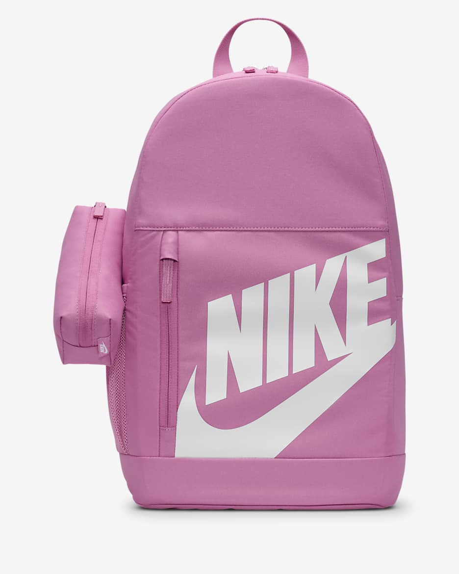 Nike Elemental Kids' Backpack (20L) - Magic Flamingo/Magic Flamingo/White