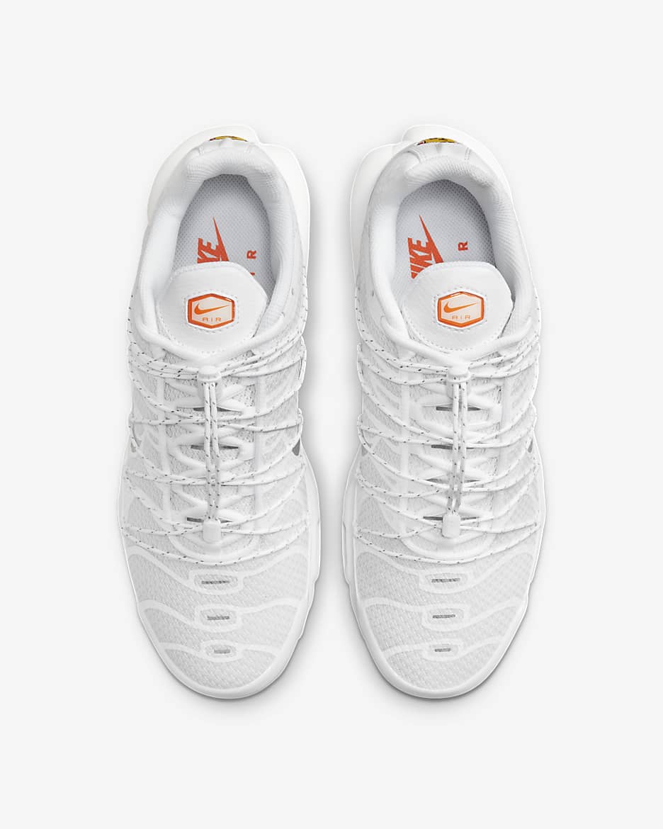 Sapatilhas Nike Air Max Plus Utility para homem - Branco/Laranja Safety/Pure Platinum