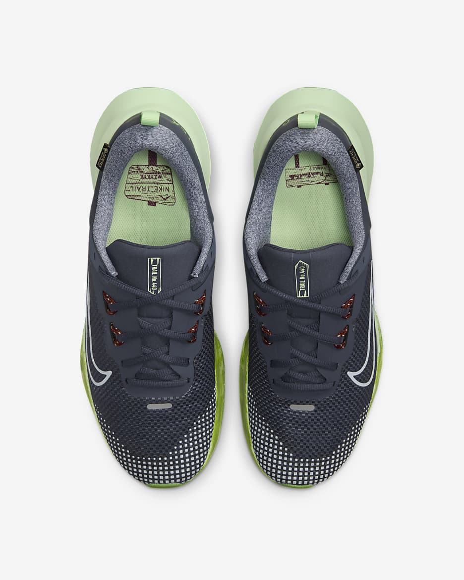 Nike Juniper Trail 2 GORE-TEX Men's Waterproof Trail-Running Shoes - Thunder Blue/Vapour Green/Chlorophyll/Light Armoury Blue