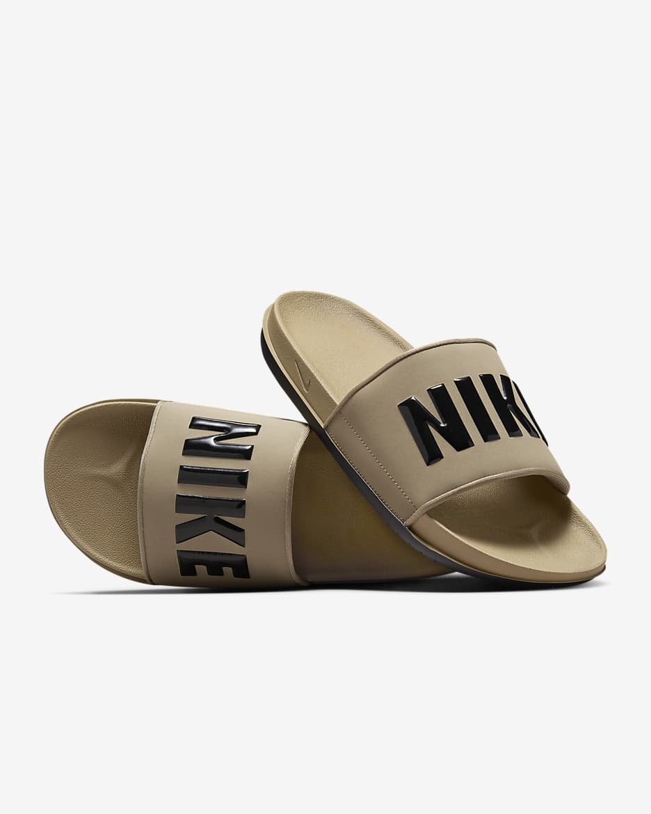 Nike Offcourt Men's Slides - Khaki/Black/Black