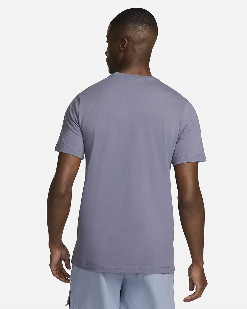 T-shirt de fitness Nike para homem - Light Carbon