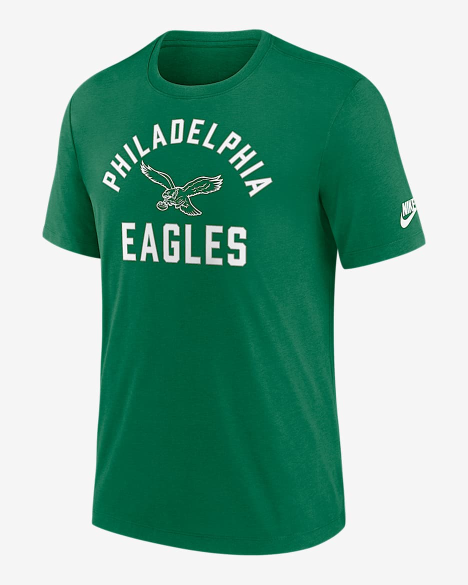Philadelphia Eagles Favorable Timeline Men's Nike NFL T-Shirt - Green