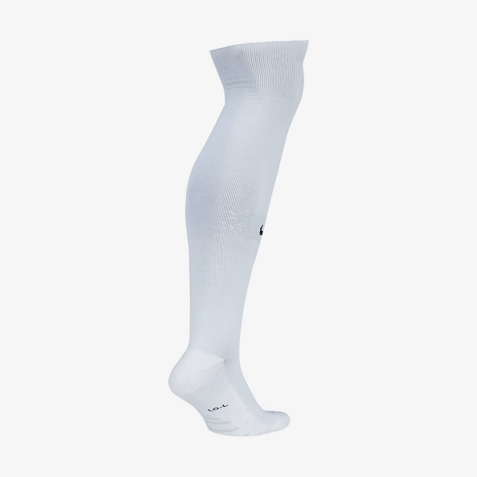 Chaussettes de foot hautes Nike Squad - Blanc/Pure Platinum/Noir