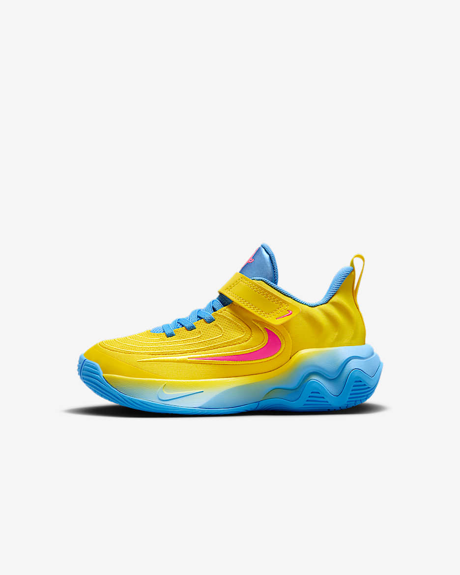 Giannis Immortality 4 "Candy Funhouse" Little Kids' Shoes - Lightning/University Blue/Hyper Pink