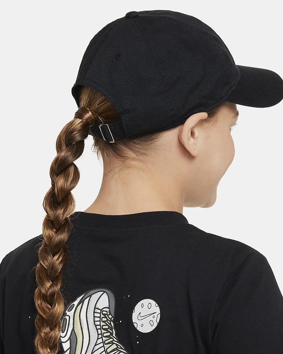 Nike Club kinderpet - Zwart