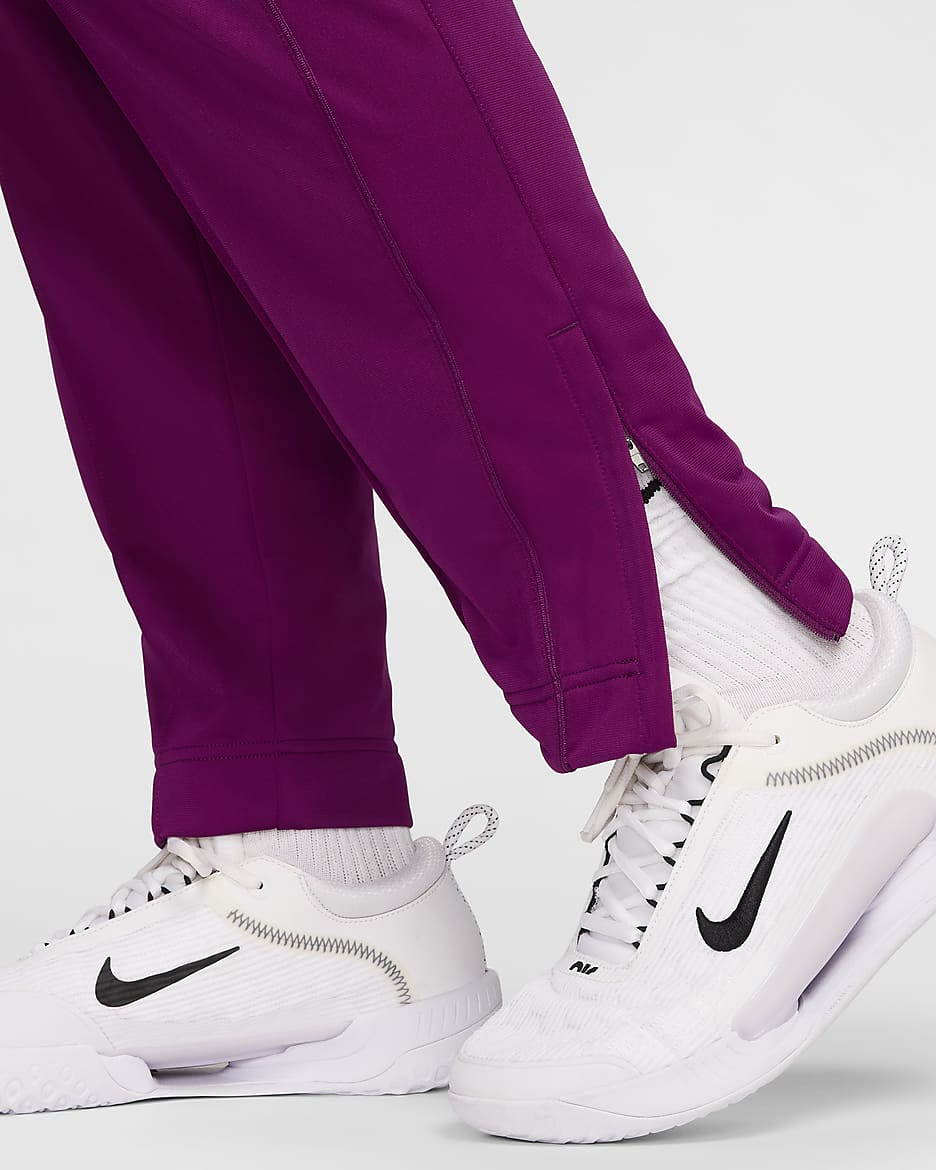 Pantalones de tenis para hombre NikeCourt - Sangría/Rojo picante