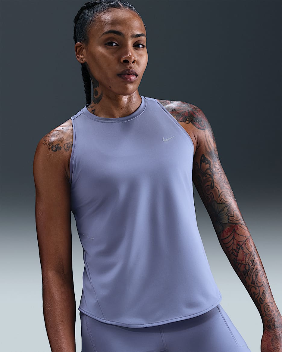 Nike Swift Dri-FIT-Lauf-Tanktop (Damen) - World Indigo