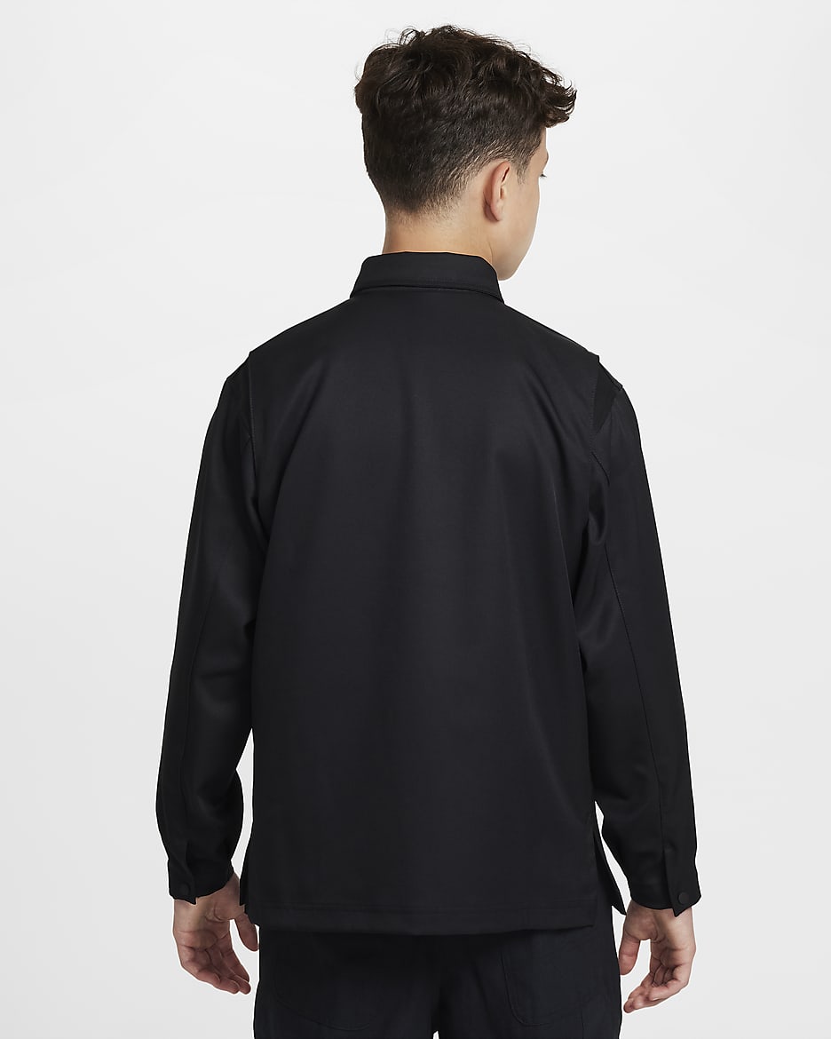 Maglia Nike Sportswear Metro Ground – Ragazzo/a - Nero/Dark Smoke Grey