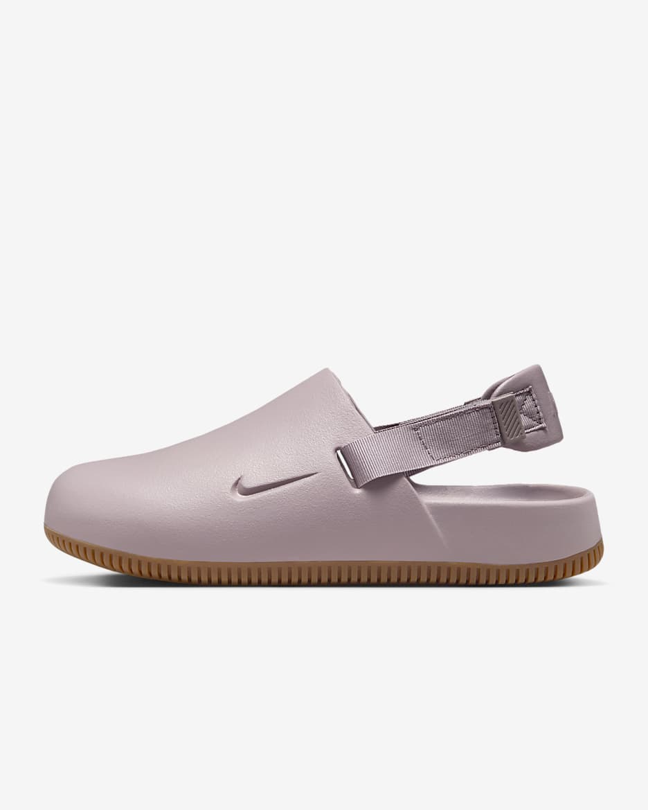 Nike Calm Damen-Slipper - Light Violet Ore/Gum Medium Brown/Light Violet Ore