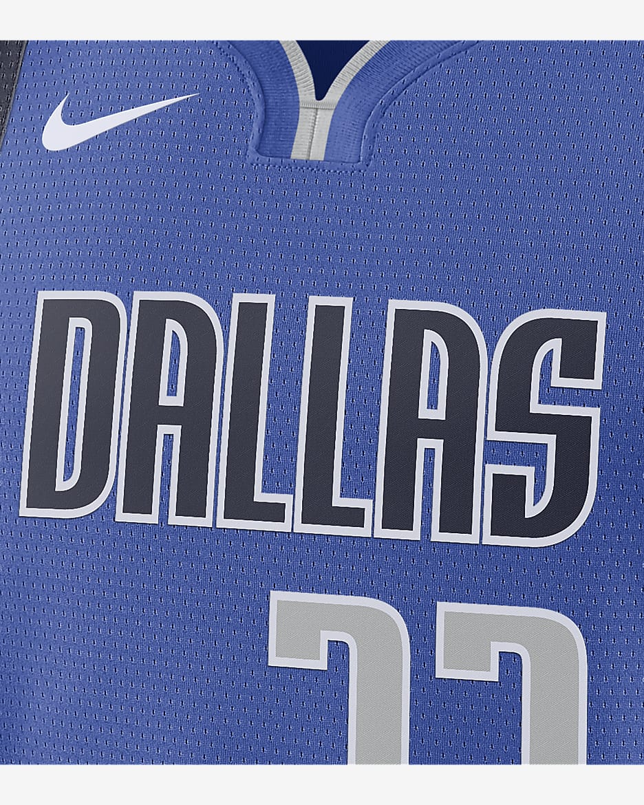 Dallas Mavericks Icon Edition 2022/23 Men's Nike Dri-FIT NBA Swingman Jersey - Game Royal