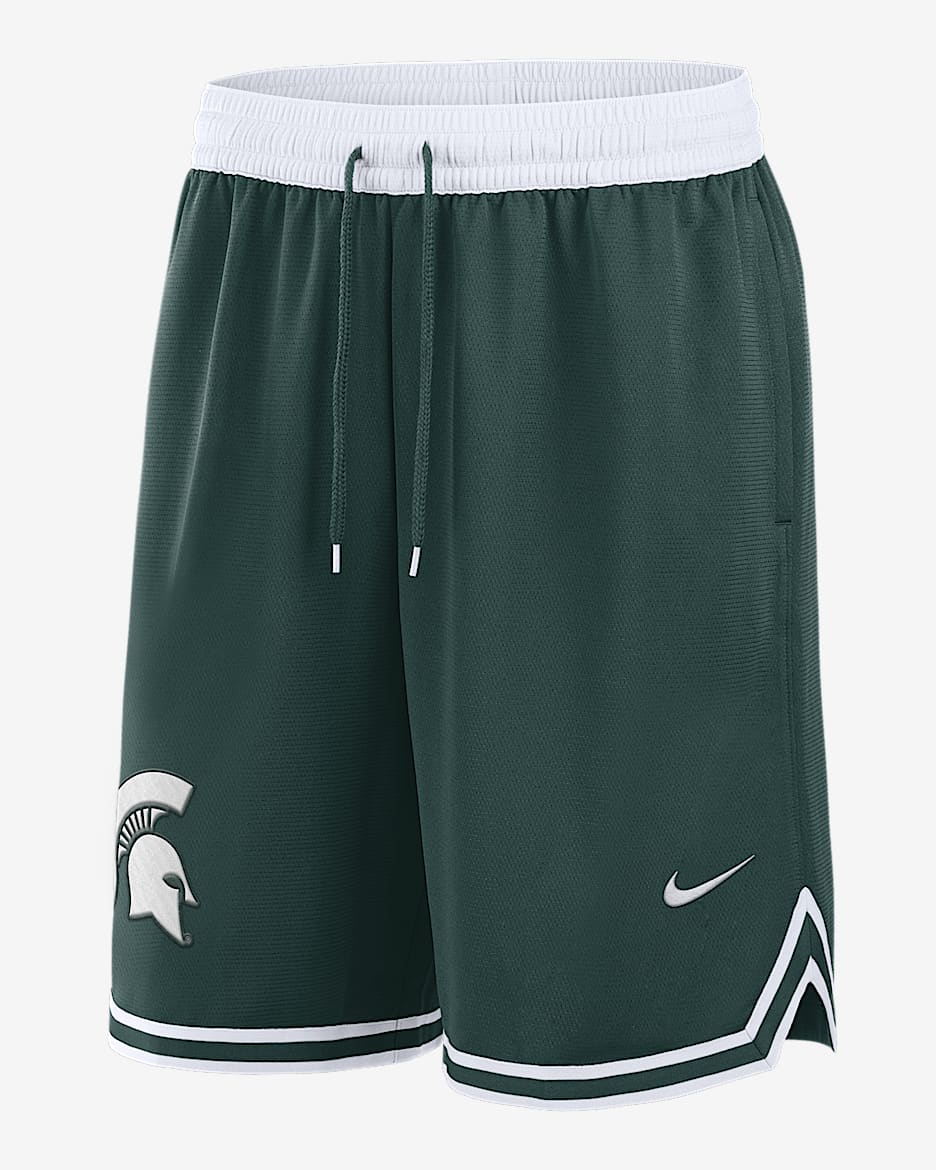 Michigan State Spartans Basketball Men's Nike Dri-FIT College Shorts - Pro Green