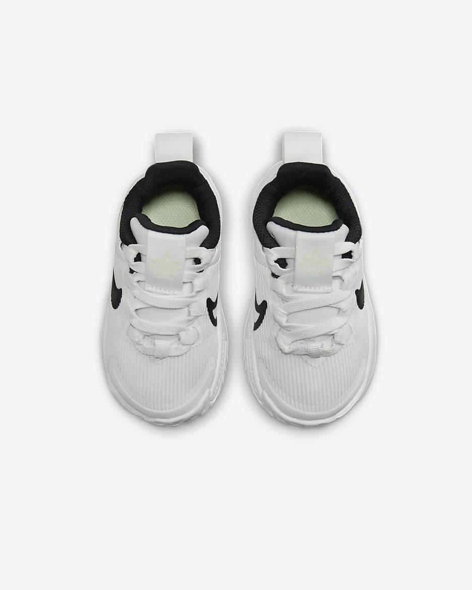 Sko Nike Star Runner 4 för baby/små barn - Summit White/Barely Volt/Vit/Svart