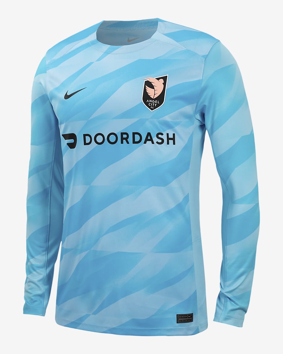 Angel City FC 2024 Goalkeeper Nike NWSL Long-Sleeve Replica Jersey - Blue Chill/Baltic Blue