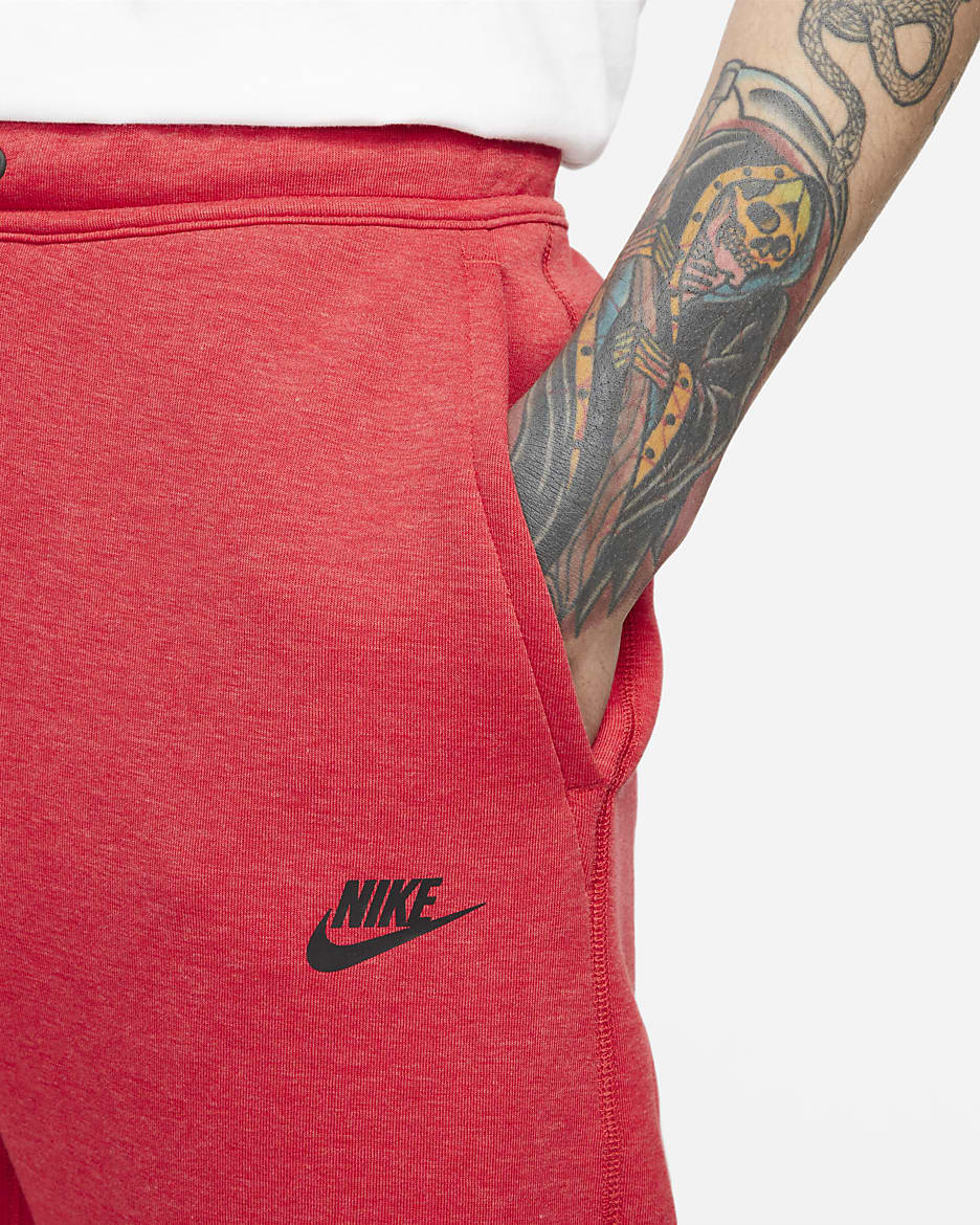 Nike Sportswear Tech Fleece Jogger - Hombre - Light University Red Heather/Negro