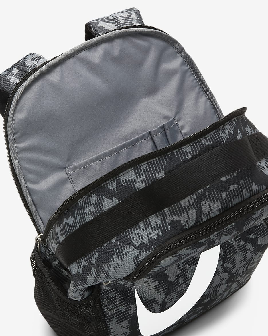 Sac à dos Nike Brasilia pour enfant (18 L) - Noir/Noir/Blanc