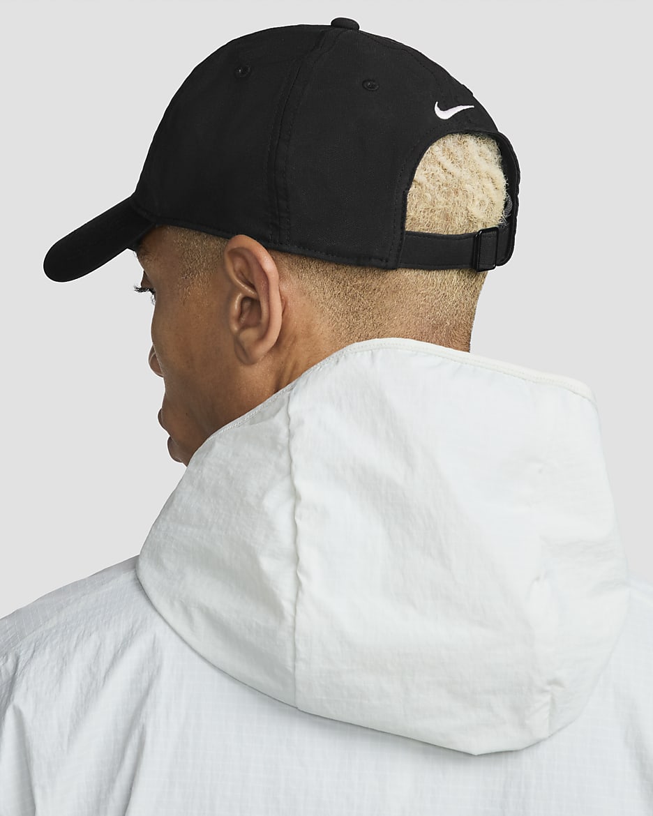 Nike Dri-FIT Club Unstructured Cap - Black/White