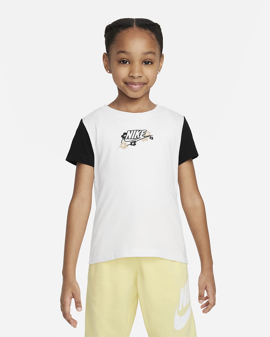 Playera con gráfico para niños talla pequeña Nike "Your Move" - Blanco