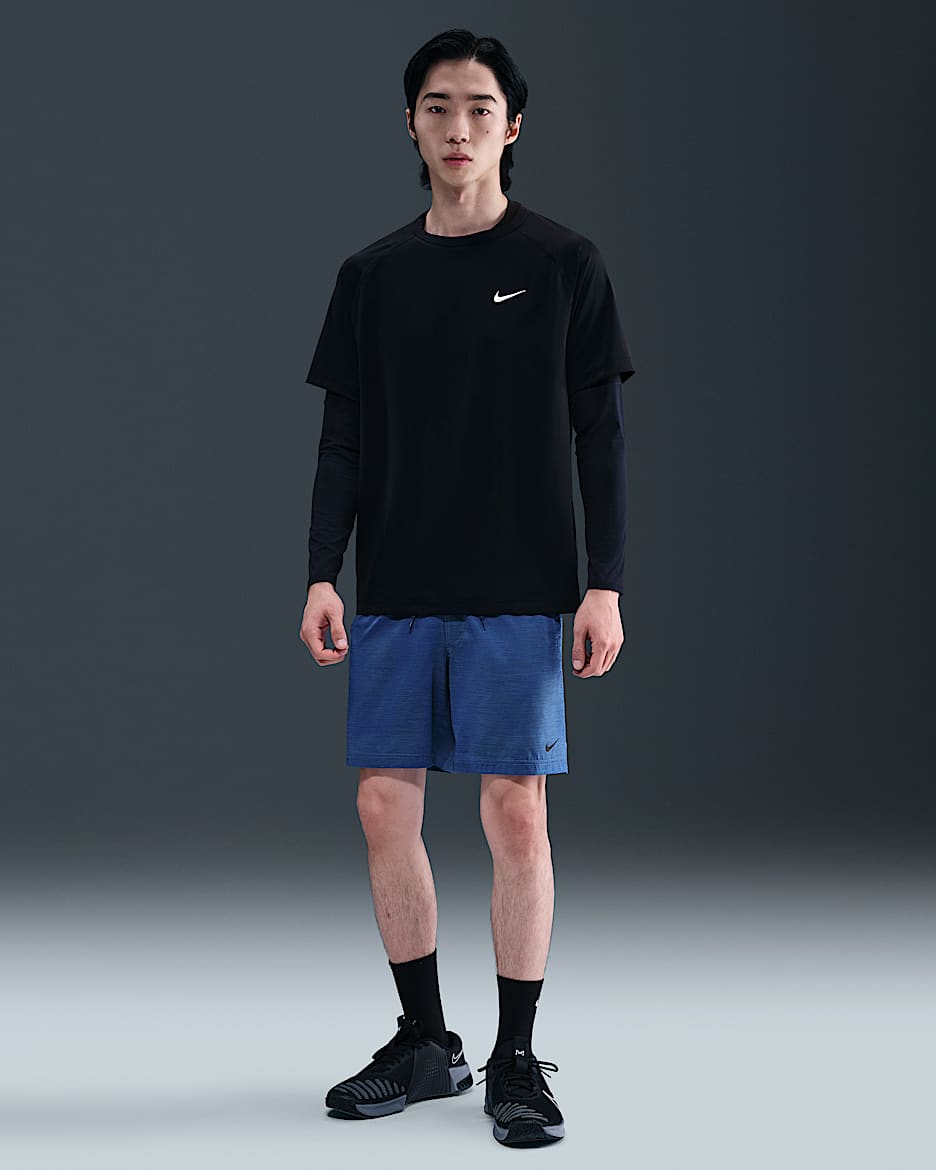 Nike Form Men's Dri-FIT 18cm (approx.) Unlined Versatile Shorts - Comet Blue/Blue Void/Black