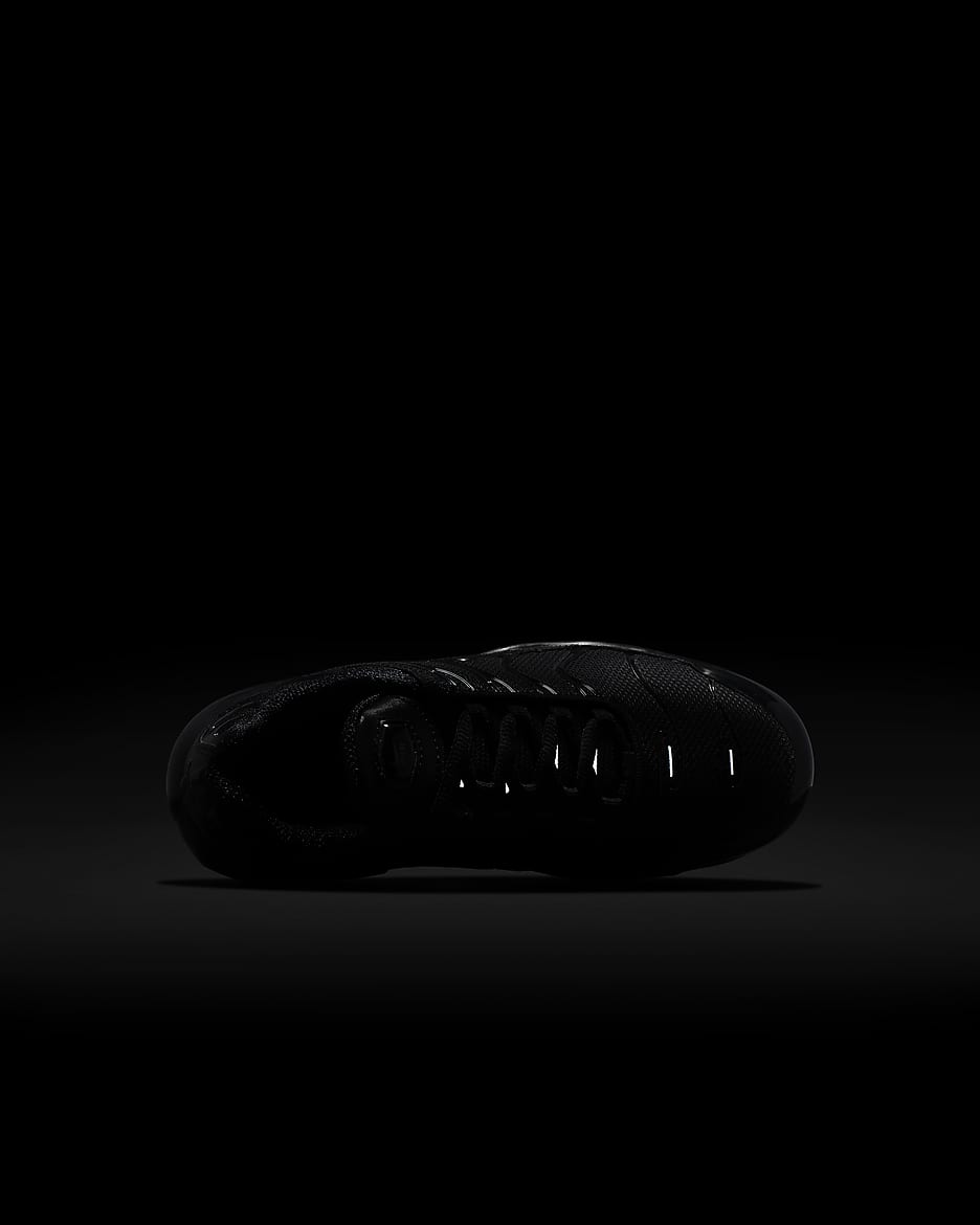 Nike Air Max Plus Schuh für jüngere Kinder - Schwarz/Schwarz/Schwarz