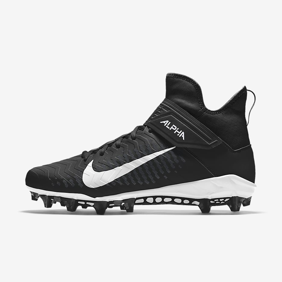 Nike Alpha Menace Pro 2 Mid By You Custom Men's Football Cleat - Multi-Color/Multi-Color/Multi-Color