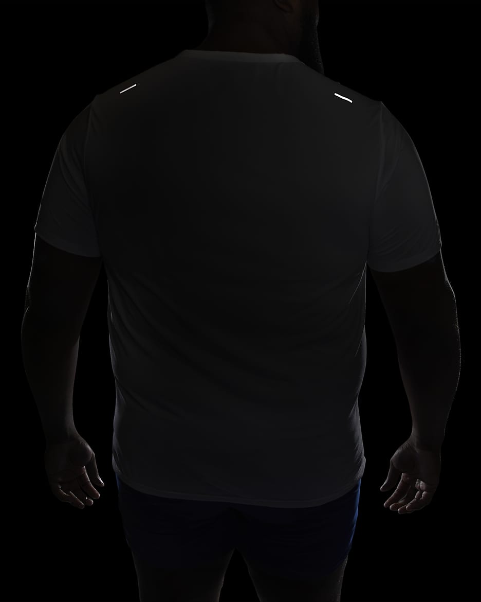 Nike Rise 365 Camiseta de running de manga corta Dri-FIT - Hombre - Blanco