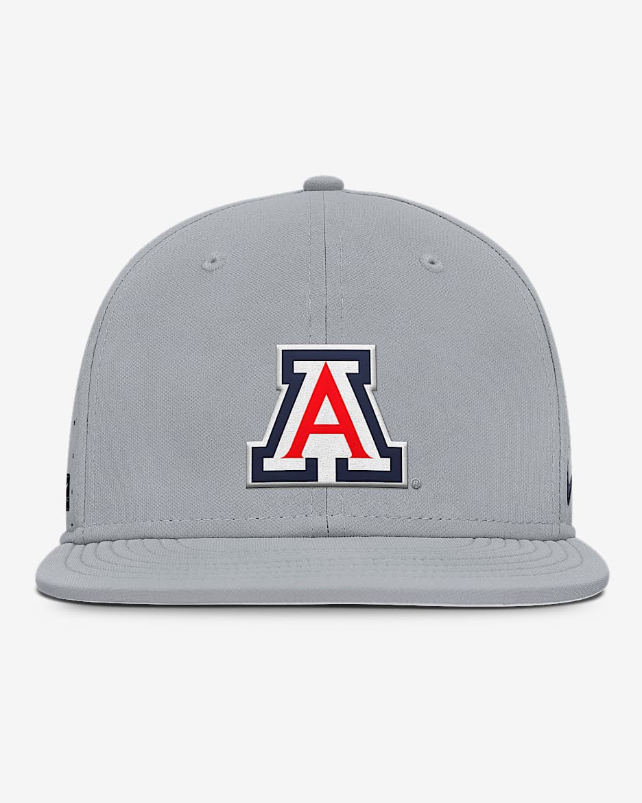 Arizona Wildcats Dugout True Men’s Nike Dri-FIT College Fitted Hat - Grey