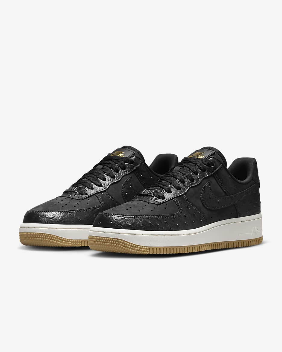 Nike Air Force 1 '07 LX Women's Shoes - Black/Sail/Gum Light Brown/Black