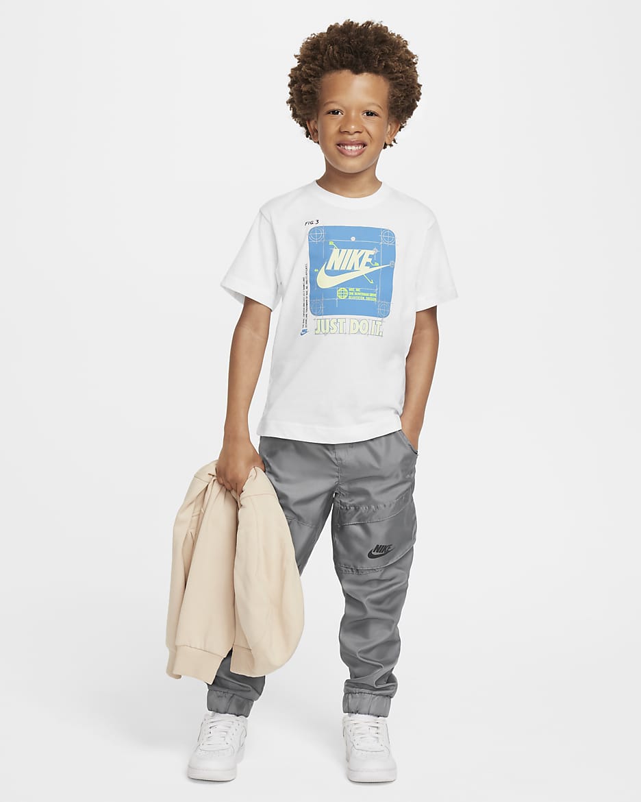 Nike Little Kids' Future Utility T-Shirt - White