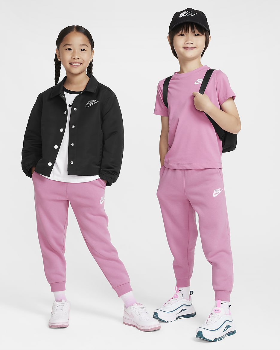 Nike Sportswear Club Little Kids' Fleece Joggers - Magic Flamingo