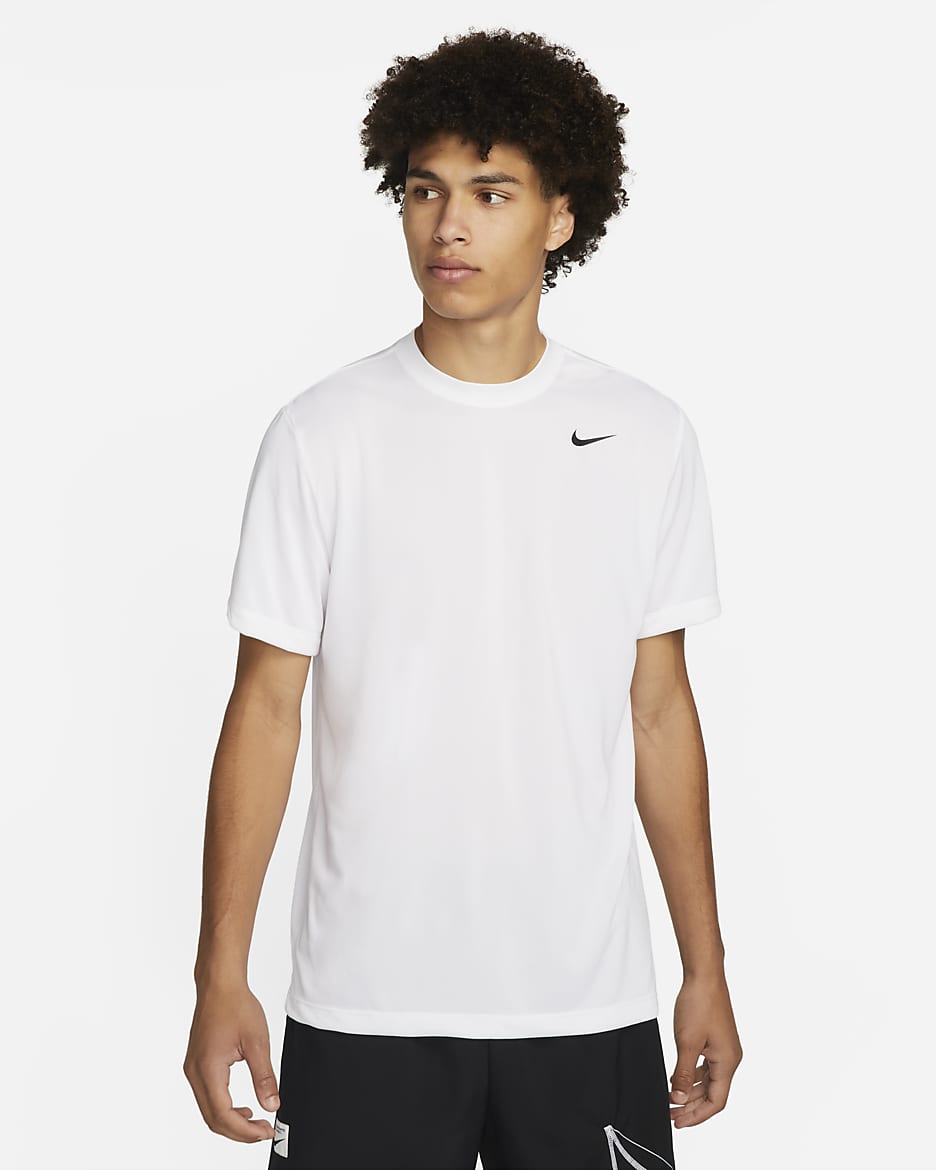 Nike Dri-FIT Legend Men's Fitness T-Shirt - White/Black
