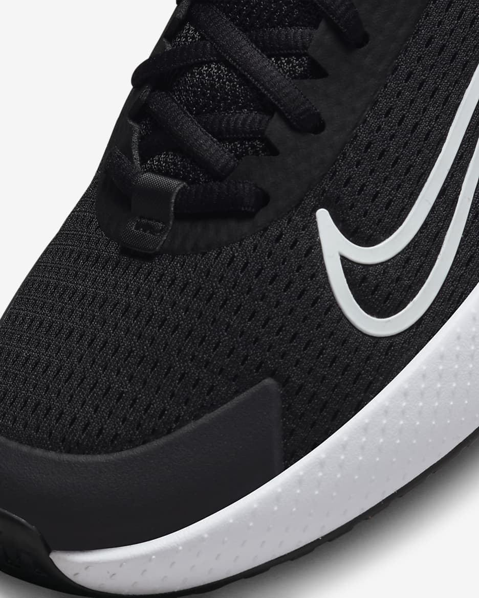 Calzado de tenis para cancha dura para mujer NikeCourt Vapor Lite - Negro/Blanco