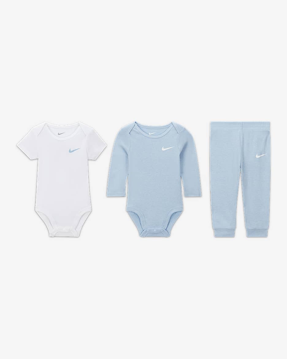 Nike Baby Essentials Baby (0-9M) 3-Piece Pants Set - Cobalt Bliss