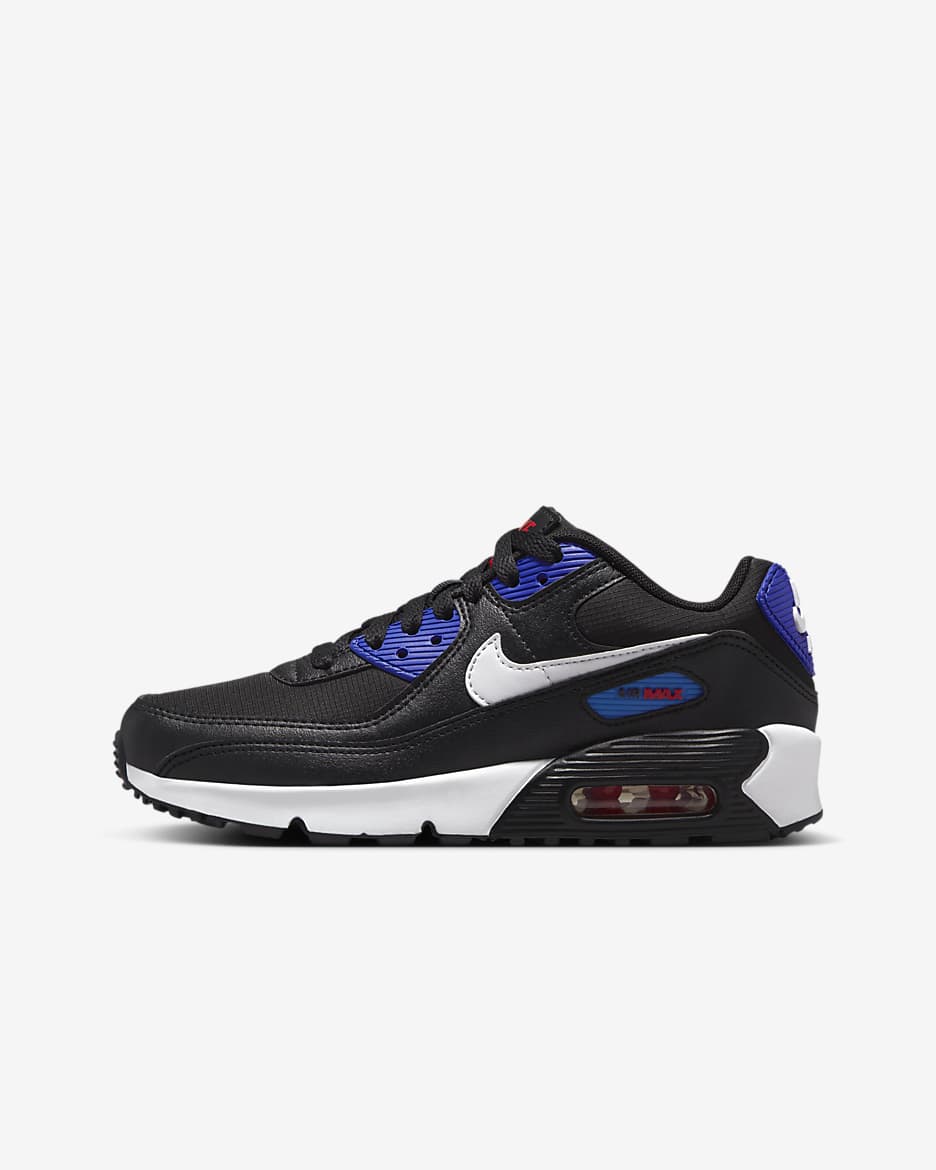 Scarpa Nike Air Max 90 Next Nature – Ragazzi - Nero/University Red/Racer Blue/Bianco