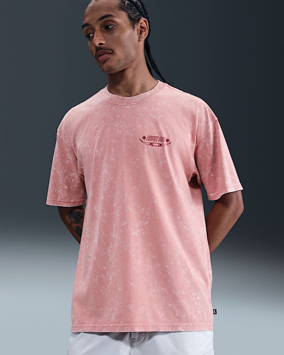 Nike SB Max90 Skate T-Shirt - Red Stardust