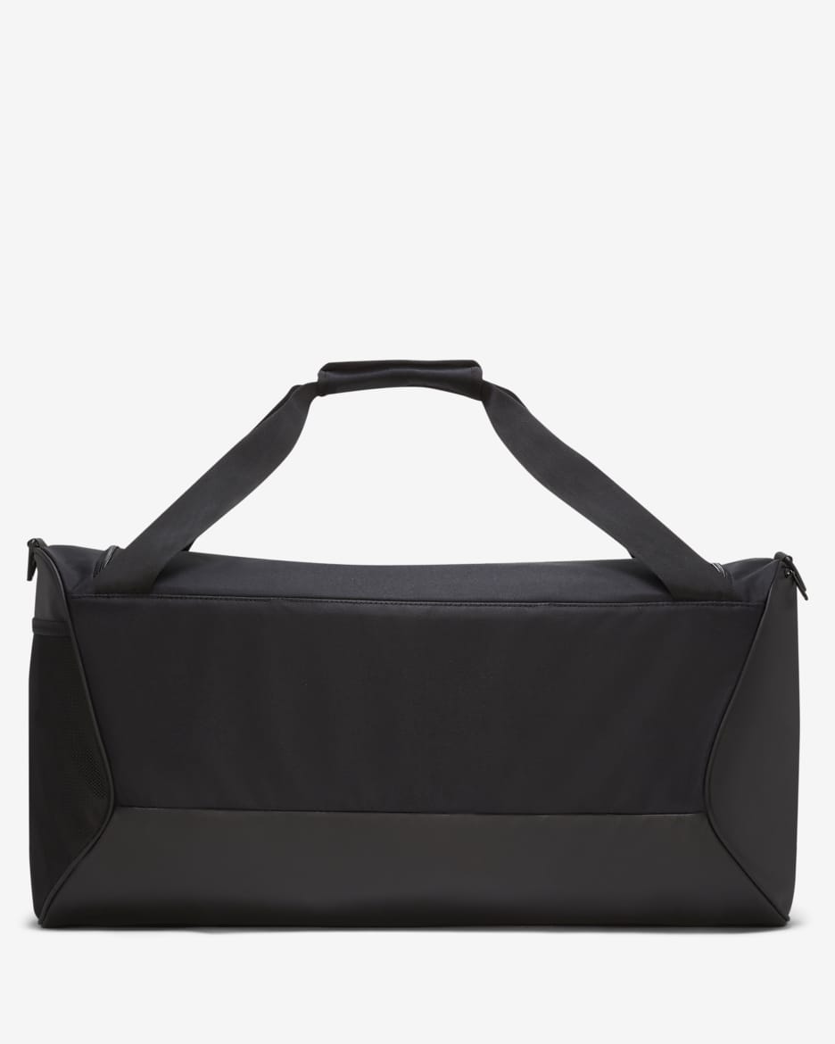 Nike Academy Team Football Duffel Bag (Medium, 60L) - Black/Black/White