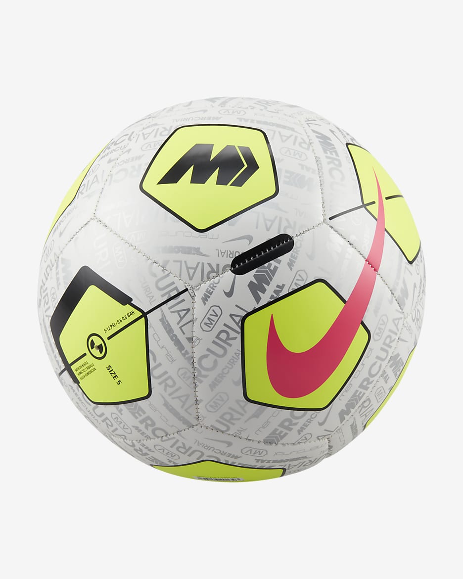 Nike Mercurial Fade Soccer Ball - White/Volt/Black/Hyper Pink