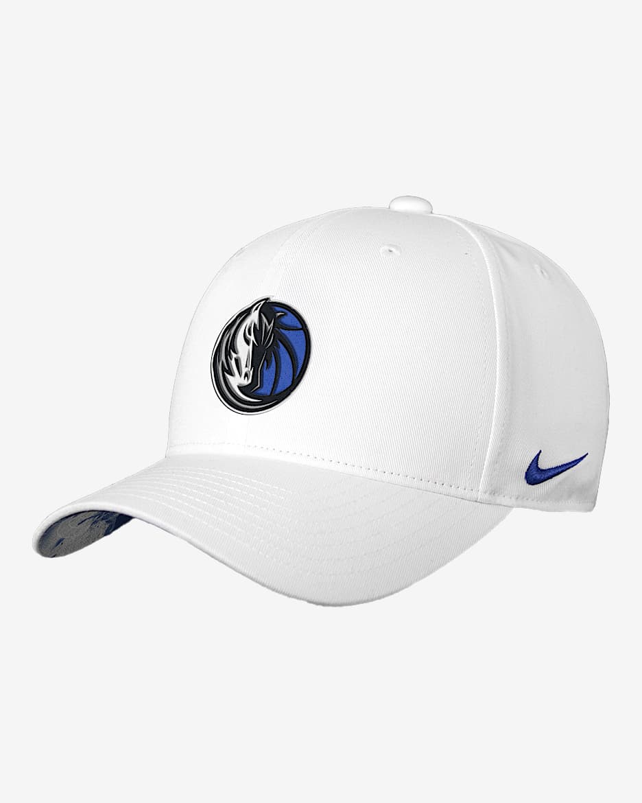 Dallas Mavericks Rise Nike NBA Adjustable Cap - White